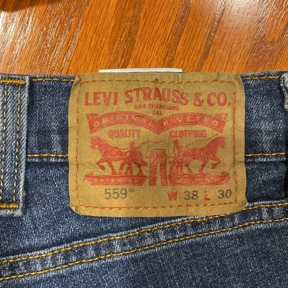 Levi’s 559 blue jeans light wash vintage - Picture 4 of 5